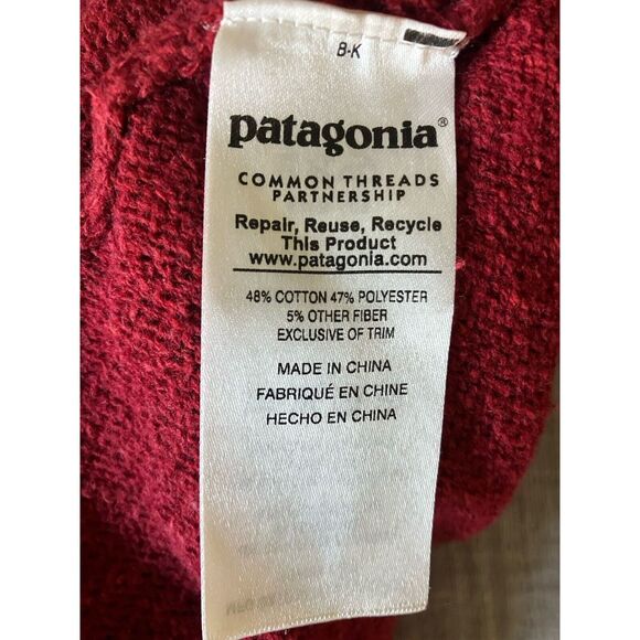 Patagonia Loislee Wrap Cardigan Womens Large Raspen Red Sweater Long Sleeve - Picture 6 of 7